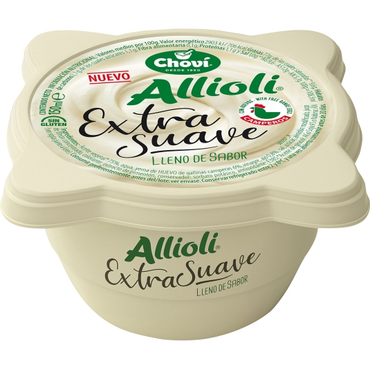 ALIOLI EXTRA SUAVE MORTERO CHOVI 150ML