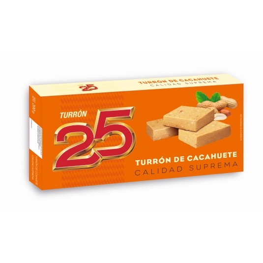 TURRON BLANDO CACAHUETE 25 200G