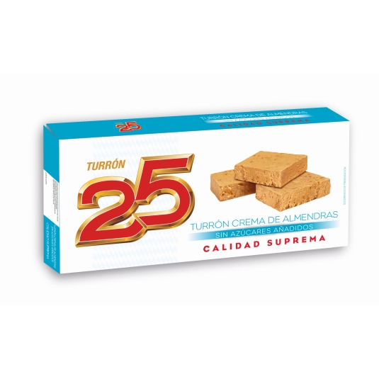 TURRON JIJONA S/AZUCAR 25 200G