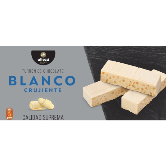TURRON CHOCO BLANCO SUPR.ALTEZA 250G