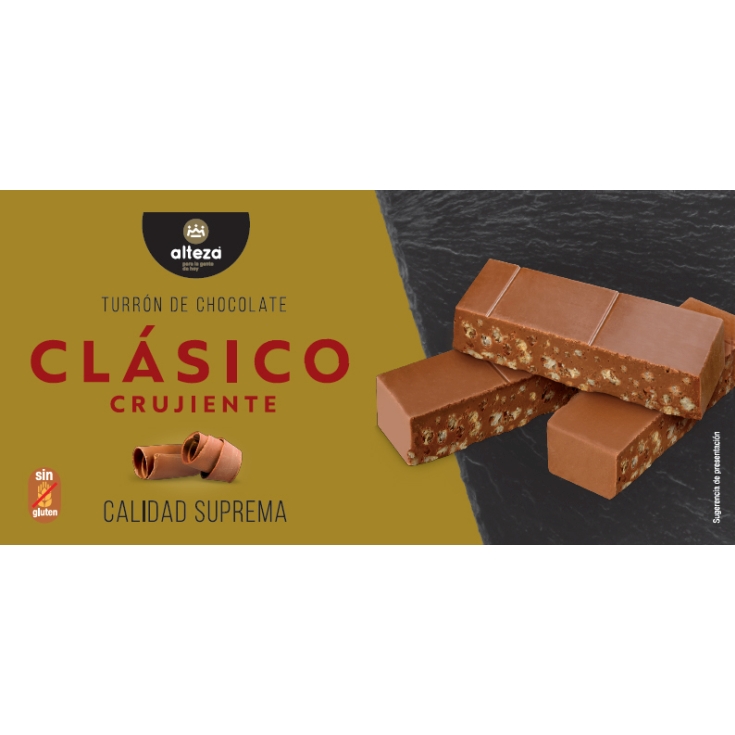 TURRON CHOCO CRUJIENTE ALTEZA 250G