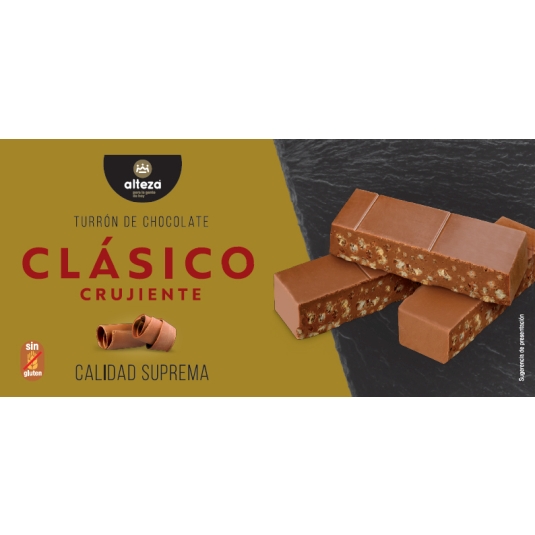 TURRON CHOCO CRUJIENTE ALTEZA 250G
