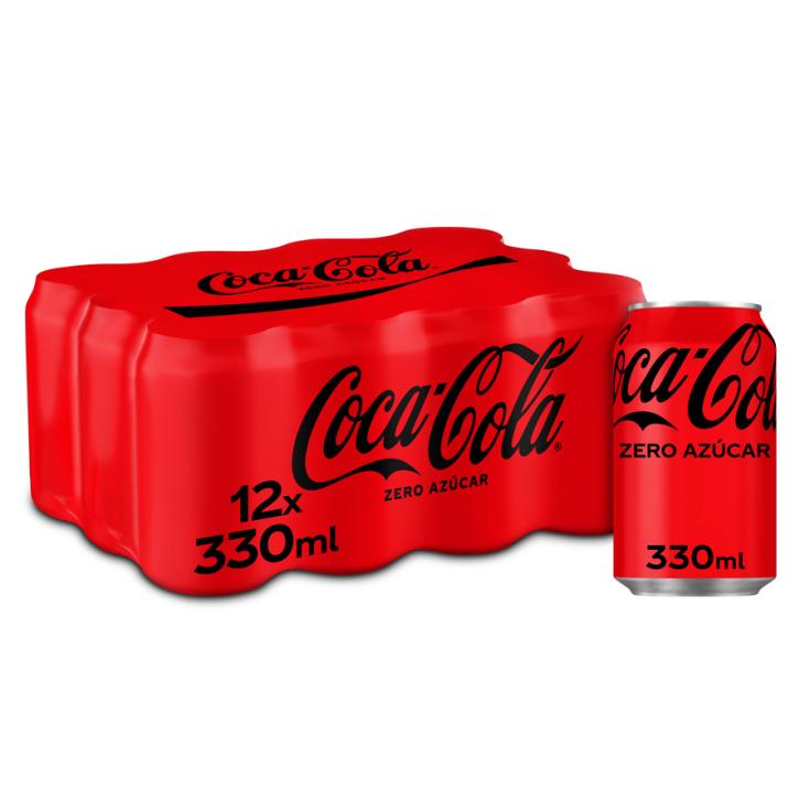 COCA COLA ZERO LATA P-12