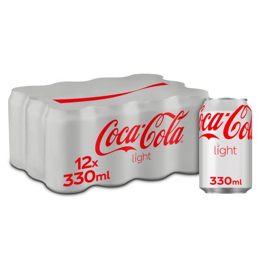 COCA COLA LIGHT LATA P-12