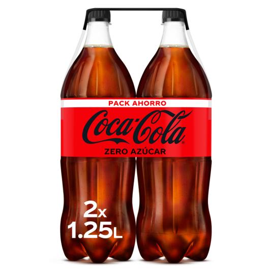 COCA COLA ZERO 1,25L BIPACK