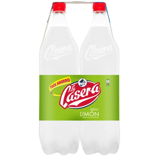 REFRESCO LIMON LA CASERA 1,5L BIPACK