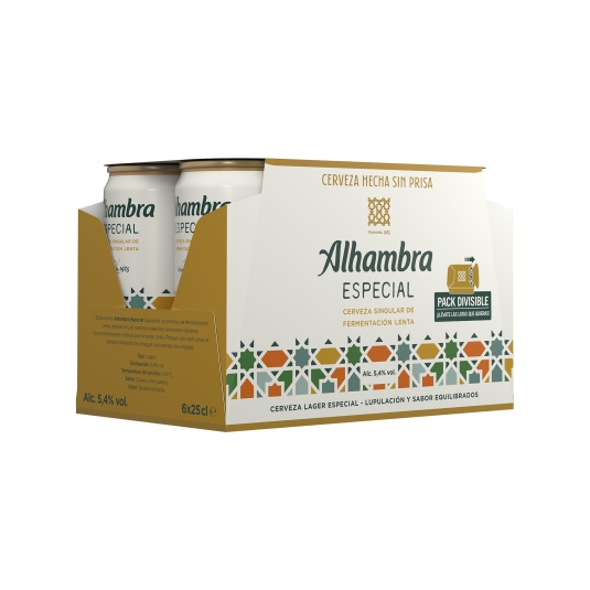CERV.ALHAMBRA ESPECIAL LATA 25CL P-6