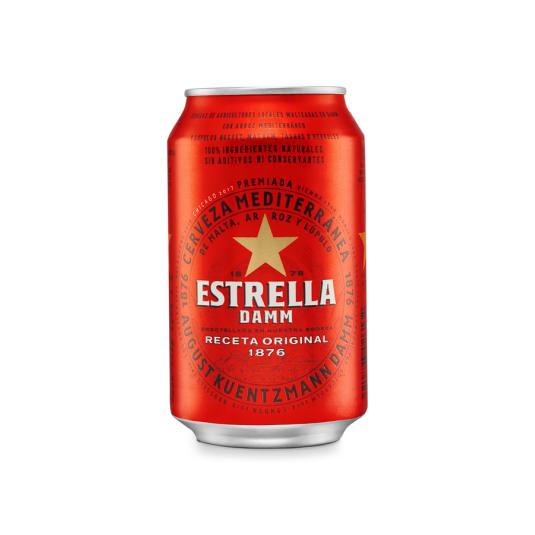 CERV.ESTRELLA DAMM LATA 33CL