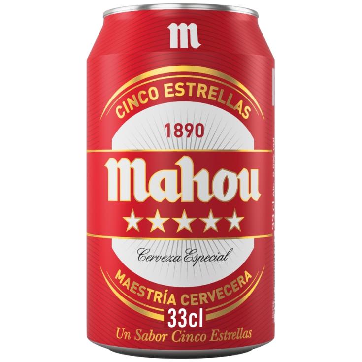 CERV.MAHOU 5 ESTRELLAS LATA 33CL