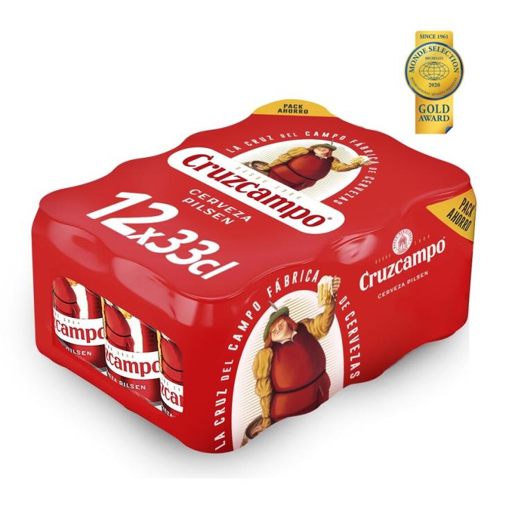 CERV.CRUZCAMPO LATA 33CL P-12