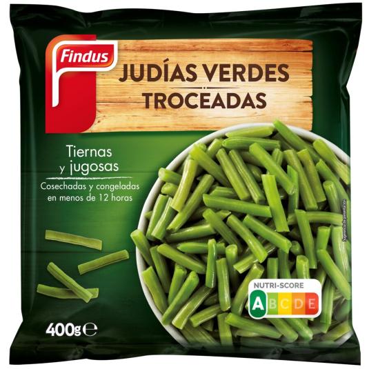 JUDIAS VERDES TROCEADAS FINDUS 400G