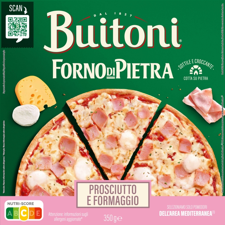 PIZZA FORNO DI PIETRA JAMON/QUESO BUITON