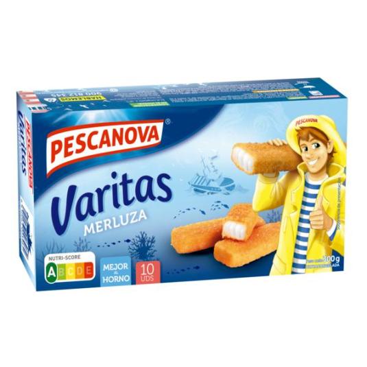 VARITA MERLUZA PESCANOVA 300G