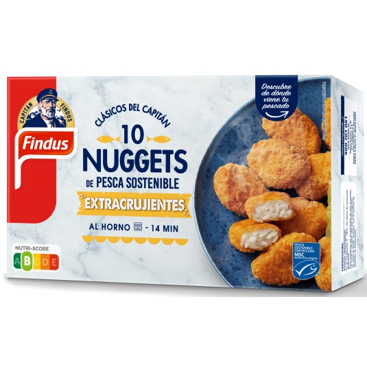 NUGGETS EXTRA CRUJI.PESCADO FINDUS 245G