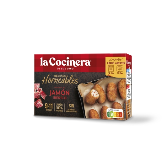 CROQUETAS HORNEABLES JAMON LA COCINERA
