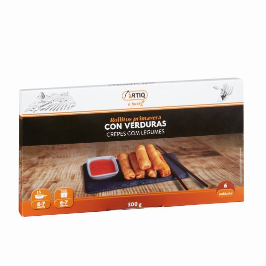 ROLLITO PRIMAVERA C/VERDURA ARTIQ 300G