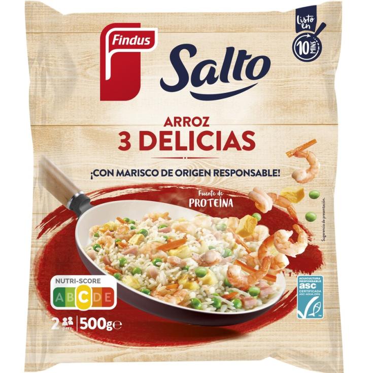 SALTO 3 DELICIAS FINDUS 500G