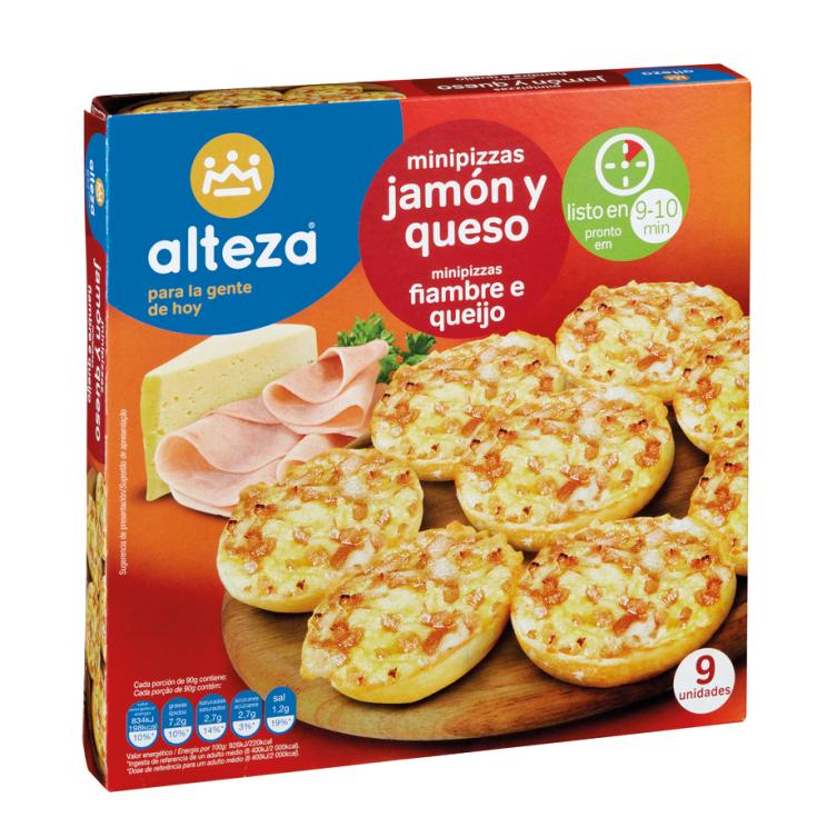 MINI PIZZA JAMON/QUESO ALTEZA