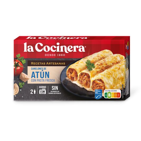 CANELONES DE ATUN LA COCINERA 500G