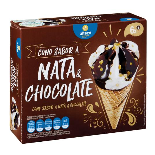 CONOS NATA/CHOCOLATE ALTEZA 6U