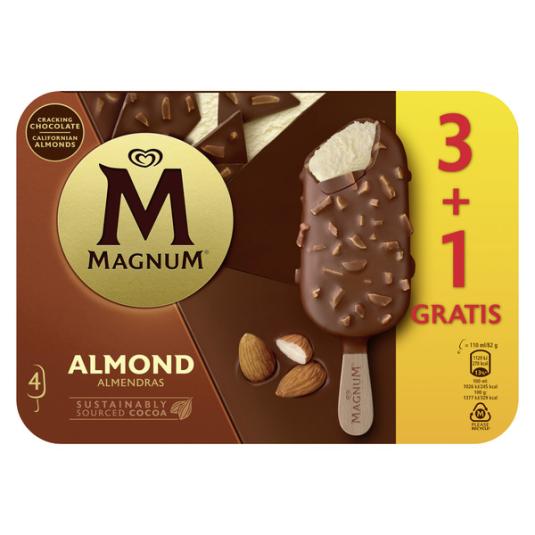 MAGNUM ALMENDRA 3+1U