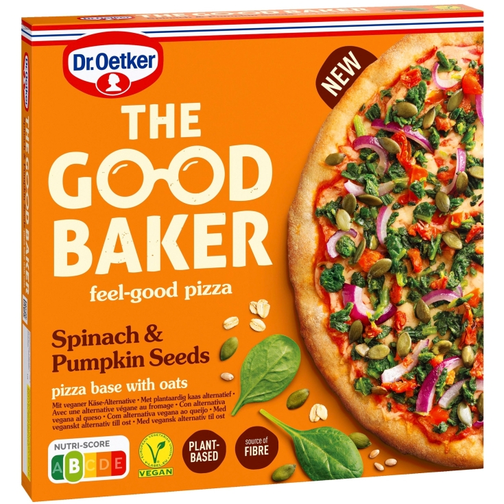 PIZZA THE GOOD BAKER SPINACH-PUMPKIN SEE