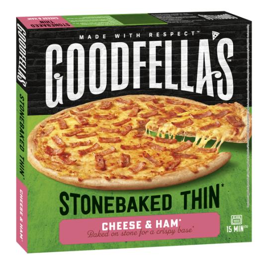 PIZZA CHEESE & HAM GOODFELLAS 351G
