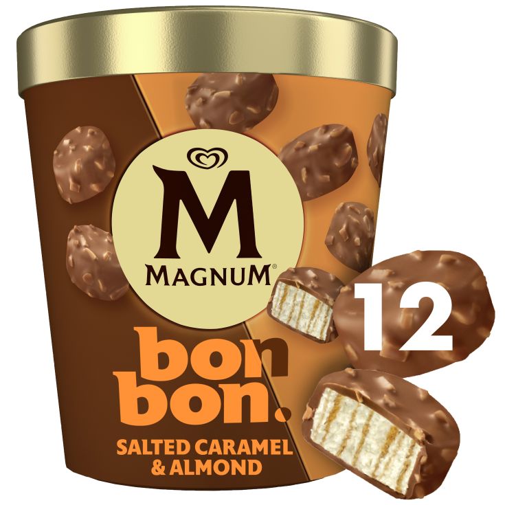 MAGNUM BON BON ALMOND/SALTED/CARAMEL 12U