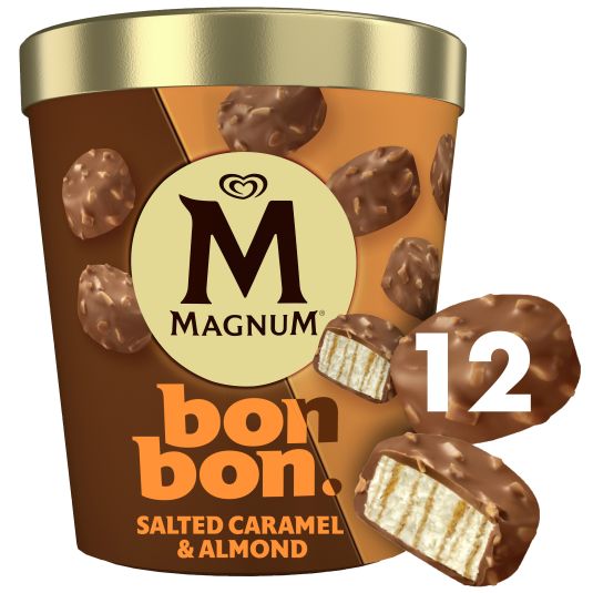 MAGNUM BON BON ALMOND/SALTED/CARAMEL 12U