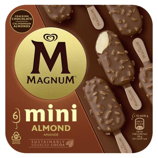 MAGNUM MINI ALMENDRA 6U