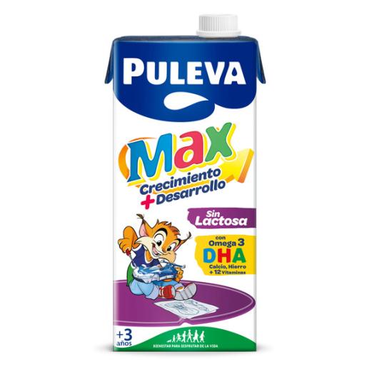 LECHE PULEVA MAX S/LACTOSA 1L