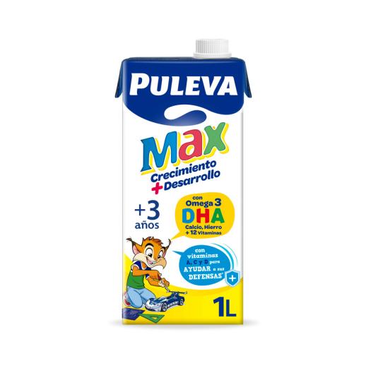 LECHE PULEVA PEQUES-3 1L - Supermercados Ruiz Galan