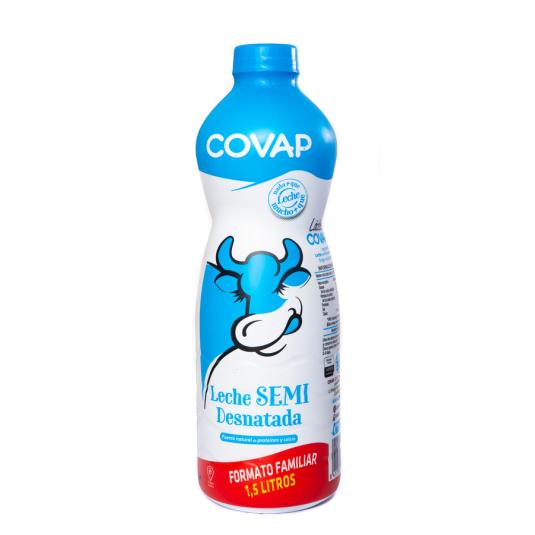 LECHE SEMIDESNATADA COVAP 1,5L