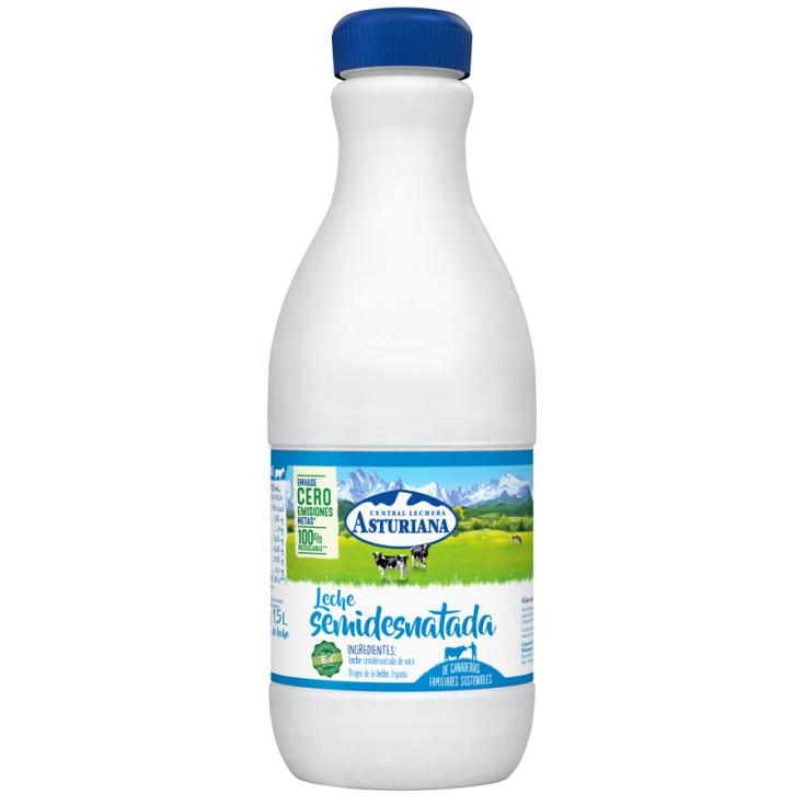 LECHE SEMIDESNATADA ASTURIANA 1,5L