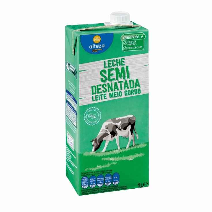 LECHE SEMIDESNATADA ALTEZA 1L