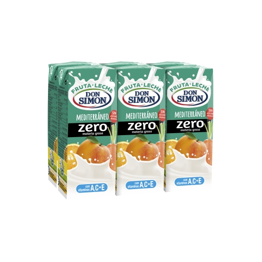FRUTA + LECHE ZERO MEDITERRANEO D.SIMON