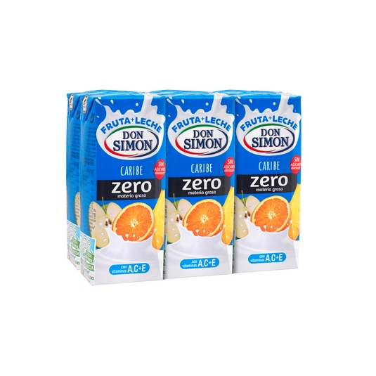 FRUTA + LECHE ZERO CARIBE D.SIMON P-6