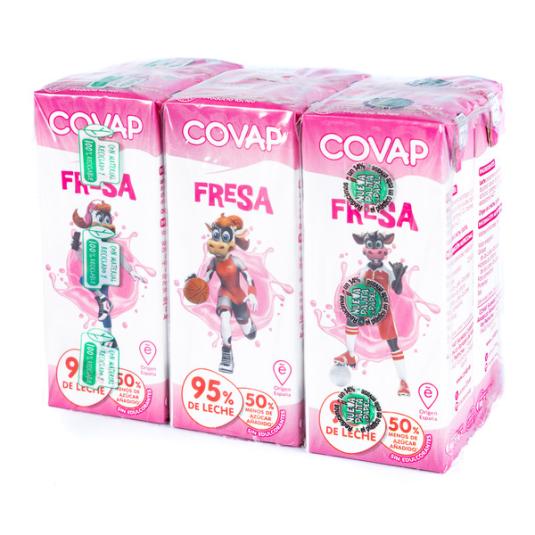 BATIDO FRESA COVAP 200ML P-6