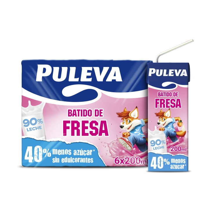 BATIDO FRESA PULEVA 200ML P-6