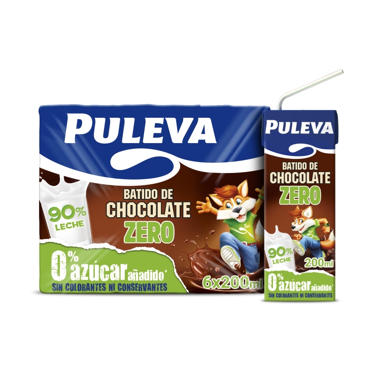 BATIDO CHOCOLATE ZERO PULEVA 200ML P-6