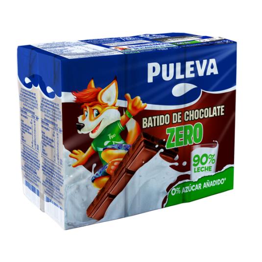 BATIDO CHOCOLATE ZERO PULEVA 200ML P-6