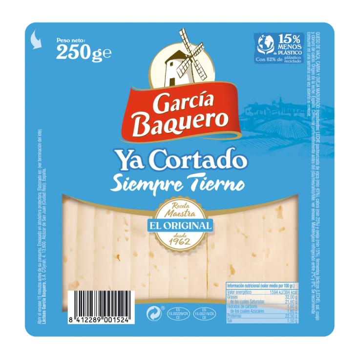 QUESO YA CORTADO G.BAQ. TIERNO 225G