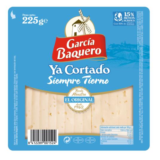 QUESO YA CORTADO G.BAQ. TIERNO 225G