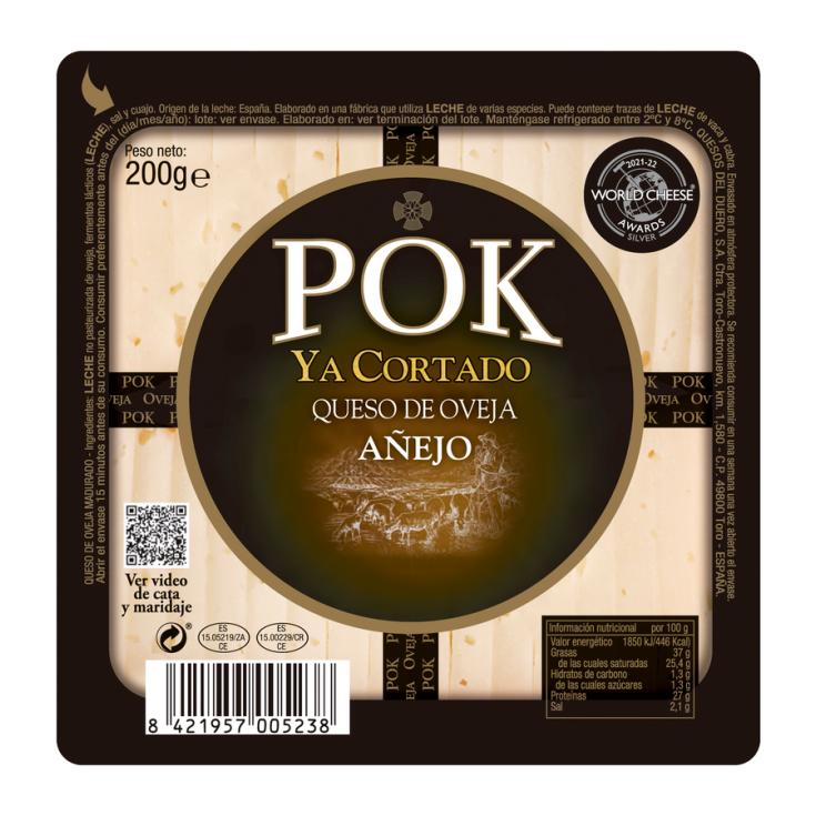 QUESO YA CORTADO G.BAQ POK AÑEJO 200G