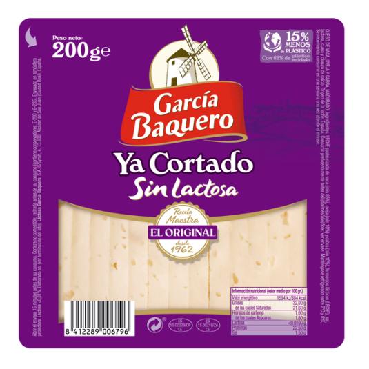 QUESO YA CORTADO G.BAQ S/LACTOSA 200G