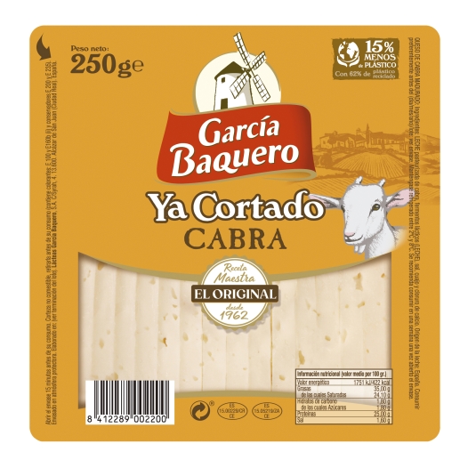 QUESO YA CORTADO G.BAQ CABRA 250G
