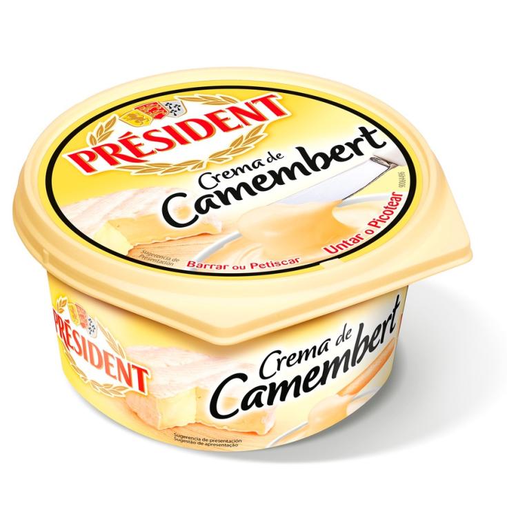 CREMA Q.CAMEMBERT PRESIDENT 125G