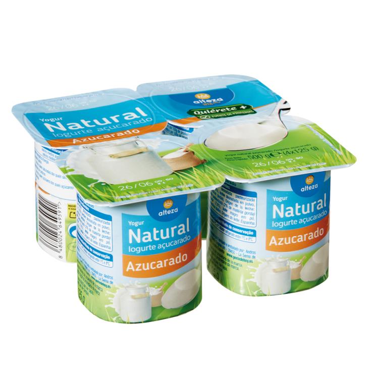 YOGUR NATURAL AZUCARADO ALTEZA 4U