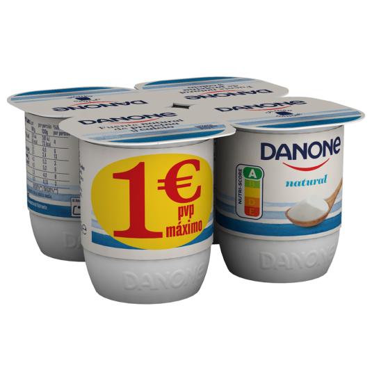 YOGUR NATURAL DANONE 4U