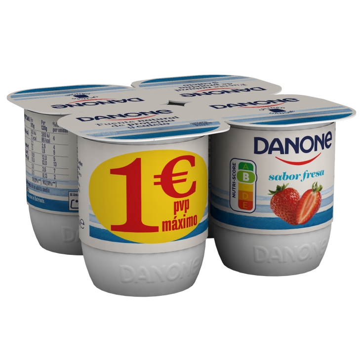 YOGUR FRESA DANONE 4U